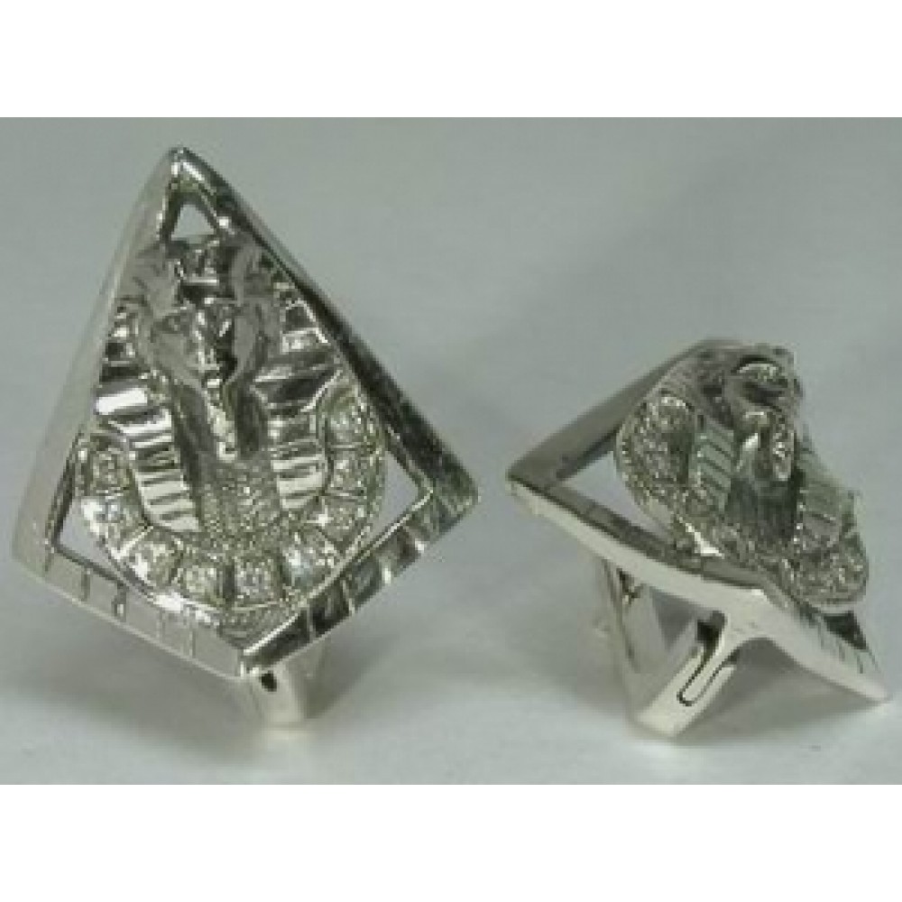 Срібні сережки в єгипетському стилі Тутанхамон бр-1110276