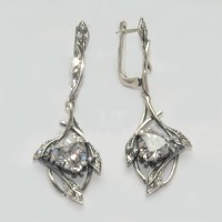 Срібні сережки бр-11341