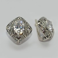 Срібні сережки бр-11459