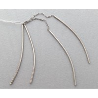 Срібні сережки- продьовки ЮМ-2568