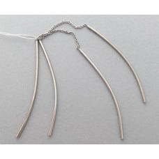 Серебряные серьги- продёвки ЮМ-2568