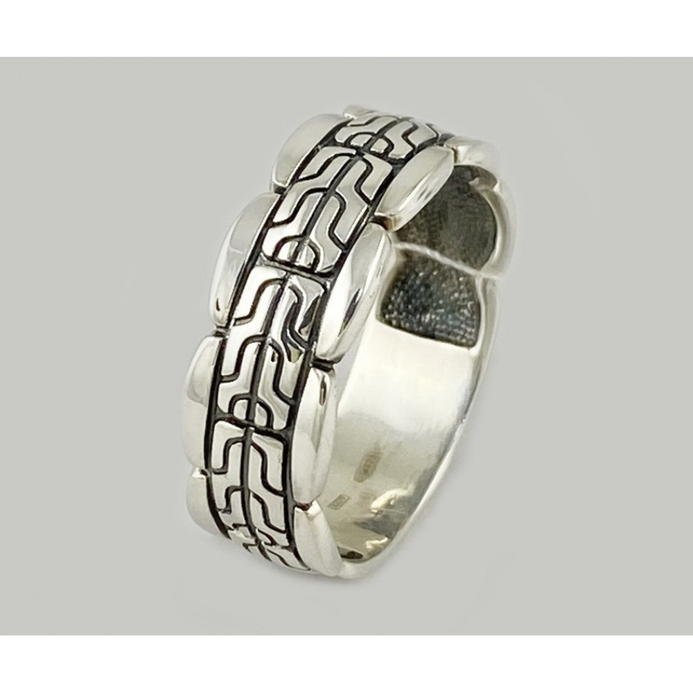 Серебряное мужское кольцо ЛЗ-1563