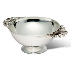 Серебряная миска "Ромашка" с чернением хю-080002/1