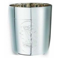 Серебряный стакан для воды Корабль ХЮ-080120