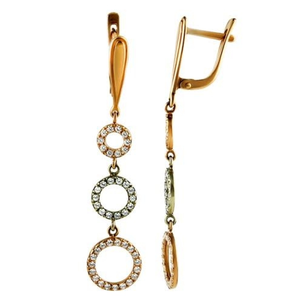 Золотые серьги 1.3.0633