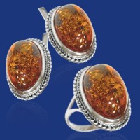 Срібний гарнітур бц-119