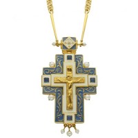 Крест латунный с цепью 2.10.0047ЛП34ЛП