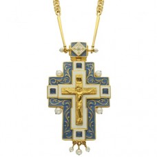 Крест латунный с цепью 2.10.0047ЛП34ЛП