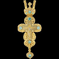 Крест наперсный латунный в позолоте 2.10.0133ЛП1ЛП