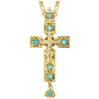 Крест латунный в позолоте 2.10.0142ЛП1ЛП