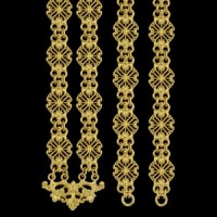 Цепь латунная в позолоте аг-2.7.0247ЛП