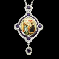 Панагия серебряная с цепью аг-2.7.0428-21