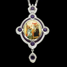 Панагия серебряная с цепью аг-2.7.0428-21