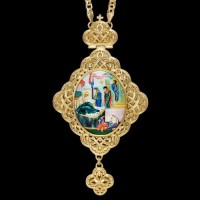 Панагия латунная в позолоте аг-2.7.0670ЛП-21ЛП