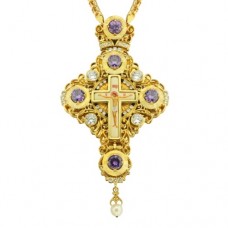 Крест серебряный с цепью 2.10.00531П