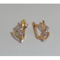 Золотые серьги дс-30008