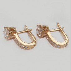 Золотые серьги дс-30027