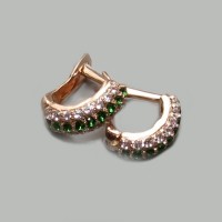 Золотые серьги ДС-30032з
