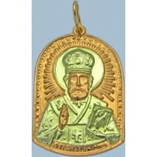 Золотая ладанка "Николай Чудотворец" шк-3086