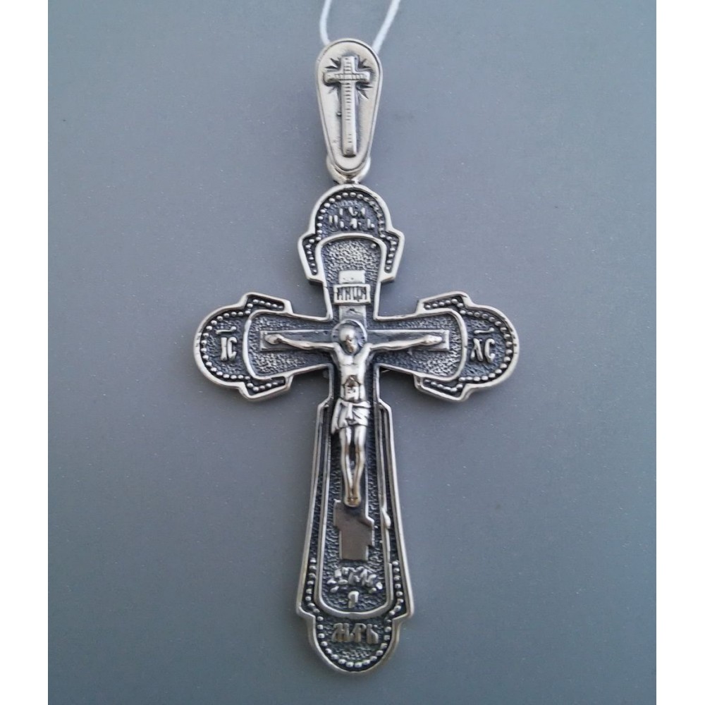 Срібний хрестик бр-3100431