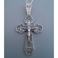 Серебряный крест бр-3100431