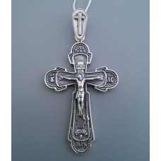 Серебряный крест бр-3100431