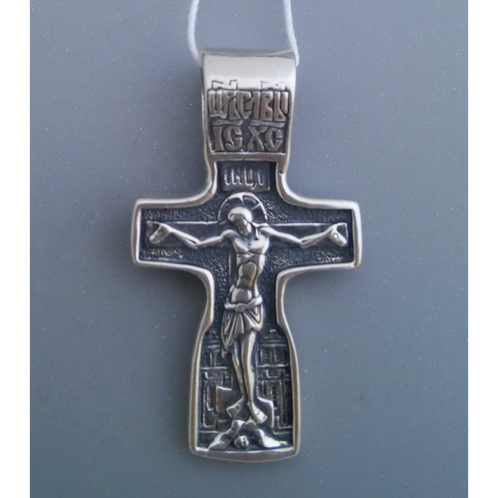 Серебряный крест бр-3100450