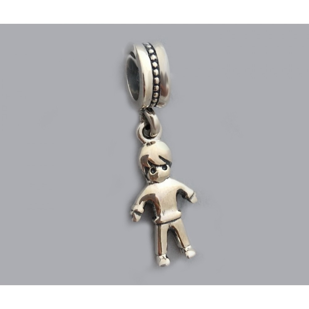 Серебряный шарм "Мальчик" бр-0059931