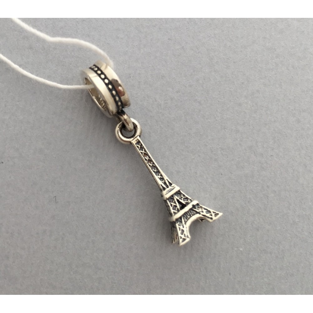 Серебряный шарм Эйфелева башня бр-0061131