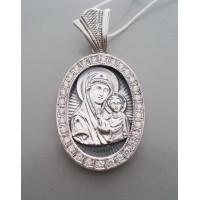 Серебряная ладанка  Божия Матерь  Казанская  28 бр-3110040