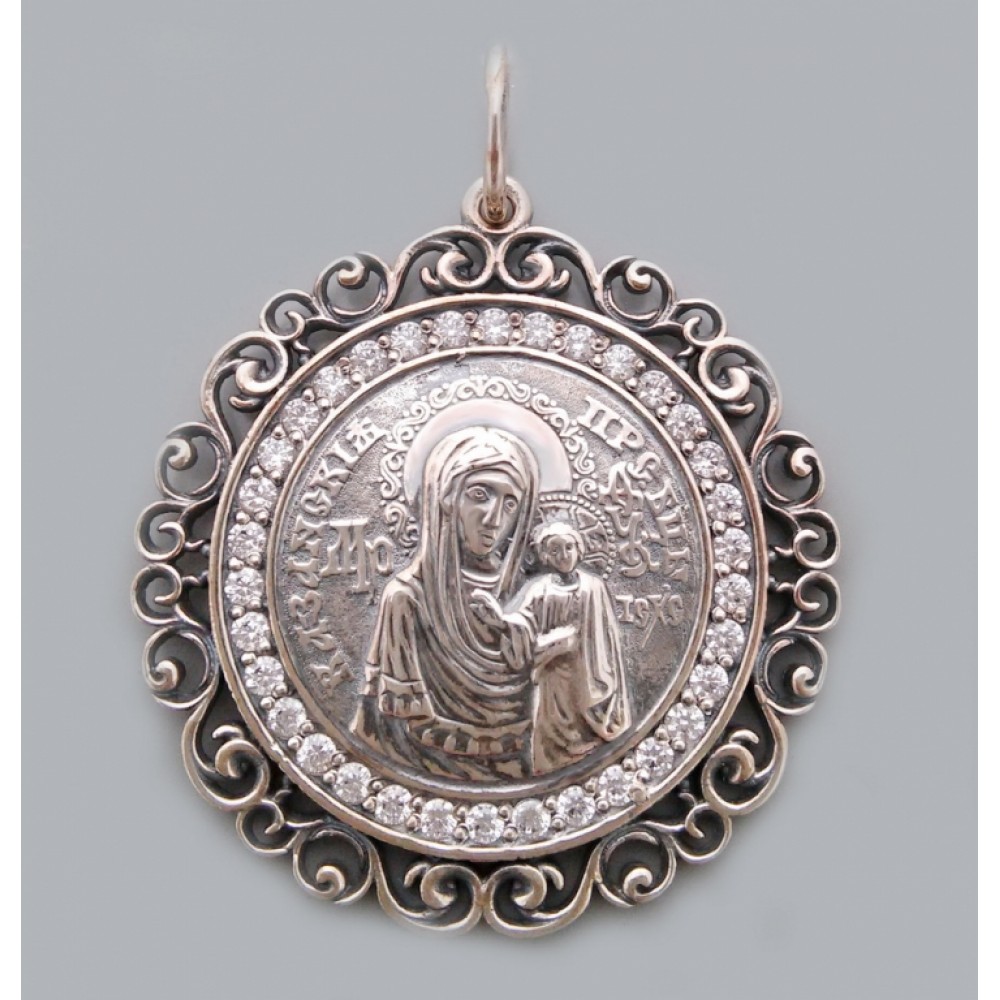 Срібна ладанка Божа матір Казанська 104 бр-3110716