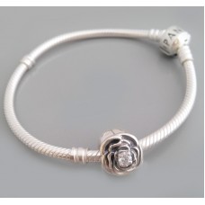 Серебряная бусина "Роза" 1 бр-3110740