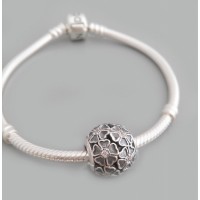 Серебряная бусина Земля 2 бр-3110741