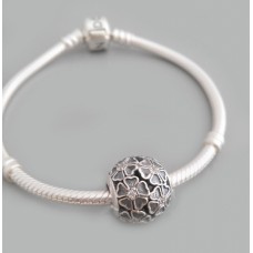 Серебряная бусина Земля 2 бр-3110741