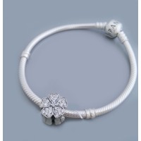 Серебряная бусина Магнолия 24 бр-3110760