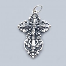 Серебряный крест бр-1107131