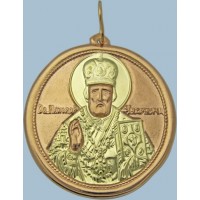 Золотая ладанка "Николай Чудотворец" шк-3224-1