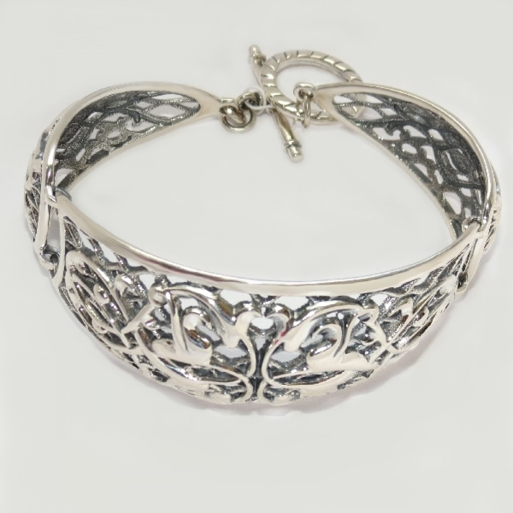 Серебряный браслет бр-00330