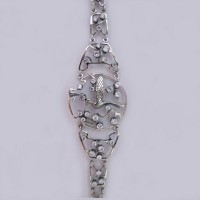 Серебряный браслет с камнями Колибри бр-10202