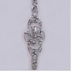 Серебряный браслет с камнями Колибри бр-10202