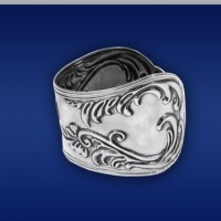 Мельхиоровое кольцо для салфеток "Royal" 6 шт.