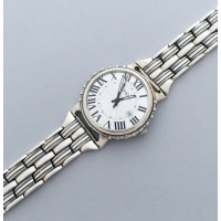 Серебряные мужские часы на браслете 82 бр-7100055