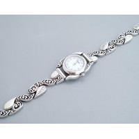 Серебряные часы Ручеек бр-7100009