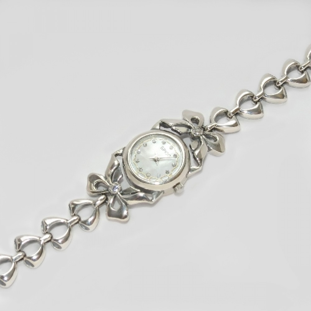 Серебряные часы бр-10032