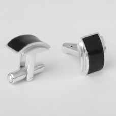 Срібний запонки ЮМ-8059