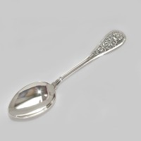 Срібна чайна ложка Полянка бр-31-1