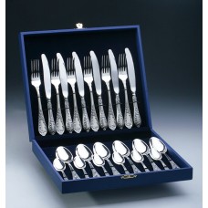 Набор мельхиоровых десертных приборов "Royal" посеребреный