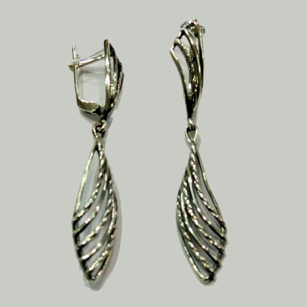 Срібні сережки Клео бр-1100252