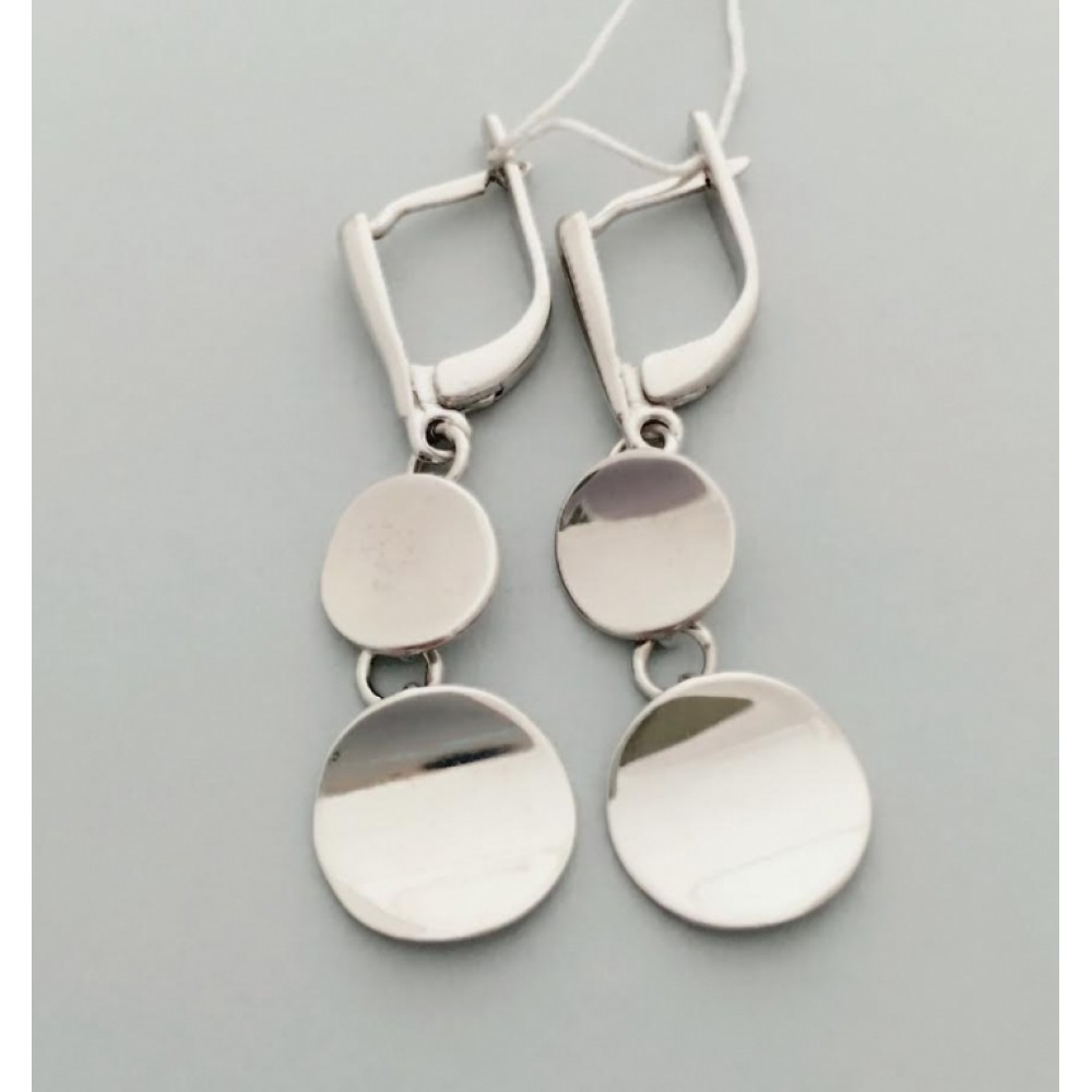 Серебряные серьги "Зазеркалье" бр-1100294