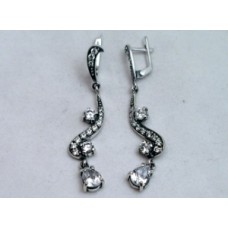 Серебряные серьги "Ленуар" бр-1110660